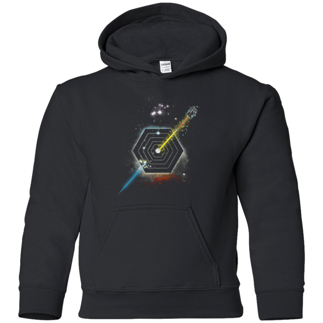 Sweatshirts Black / YS Space Fragmentation Travel Youth Hoodie