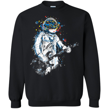 Sweatshirts Black / S Space Guitar Crewneck Sweatshirt