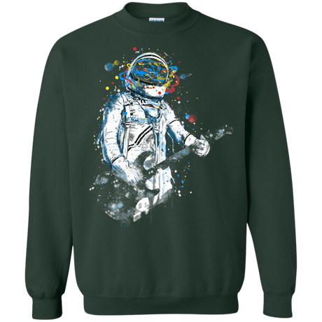 Sweatshirts Forest Green / S Space Guitar Crewneck Sweatshirt