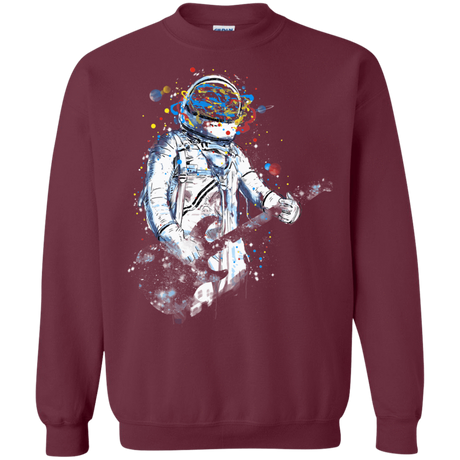 Sweatshirts Maroon / S Space Guitar Crewneck Sweatshirt