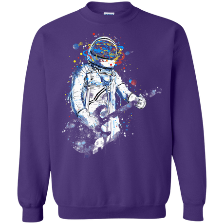 Sweatshirts Purple / S Space Guitar Crewneck Sweatshirt