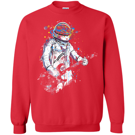 Sweatshirts Red / S Space Guitar Crewneck Sweatshirt