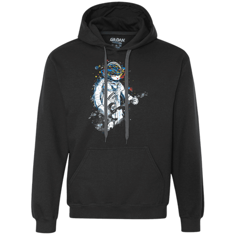 Sweatshirts Black / S Space Guitar Premium Fleece Hoodie