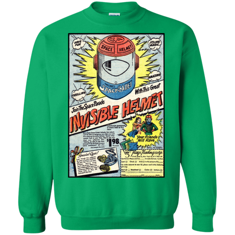 Sweatshirts Irish Green / Small Space Helmet Crewneck Sweatshirt