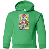 Sweatshirts Irish Green / YS Space Helmet Youth Hoodie