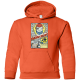 Sweatshirts Orange / YS Space Helmet Youth Hoodie