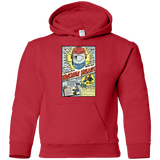 Sweatshirts Red / YS Space Helmet Youth Hoodie