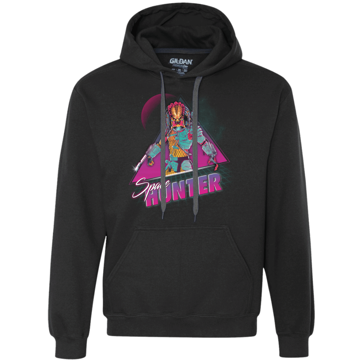Sweatshirts Black / Small Space Hunter Premium Fleece Hoodie