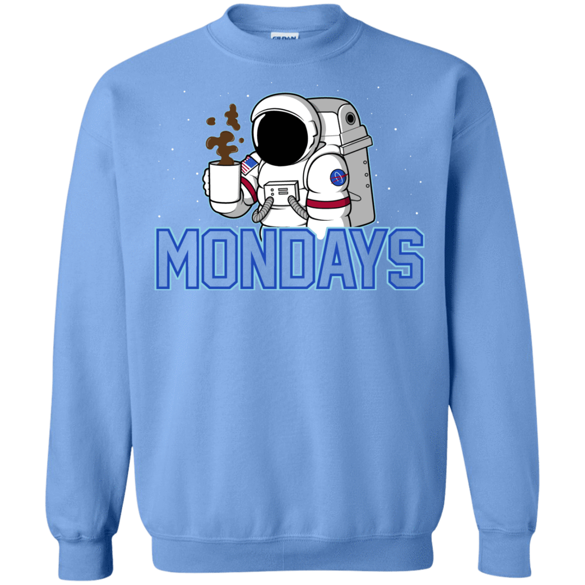 Sweatshirts Carolina Blue / S Space Mondays Crewneck Sweatshirt