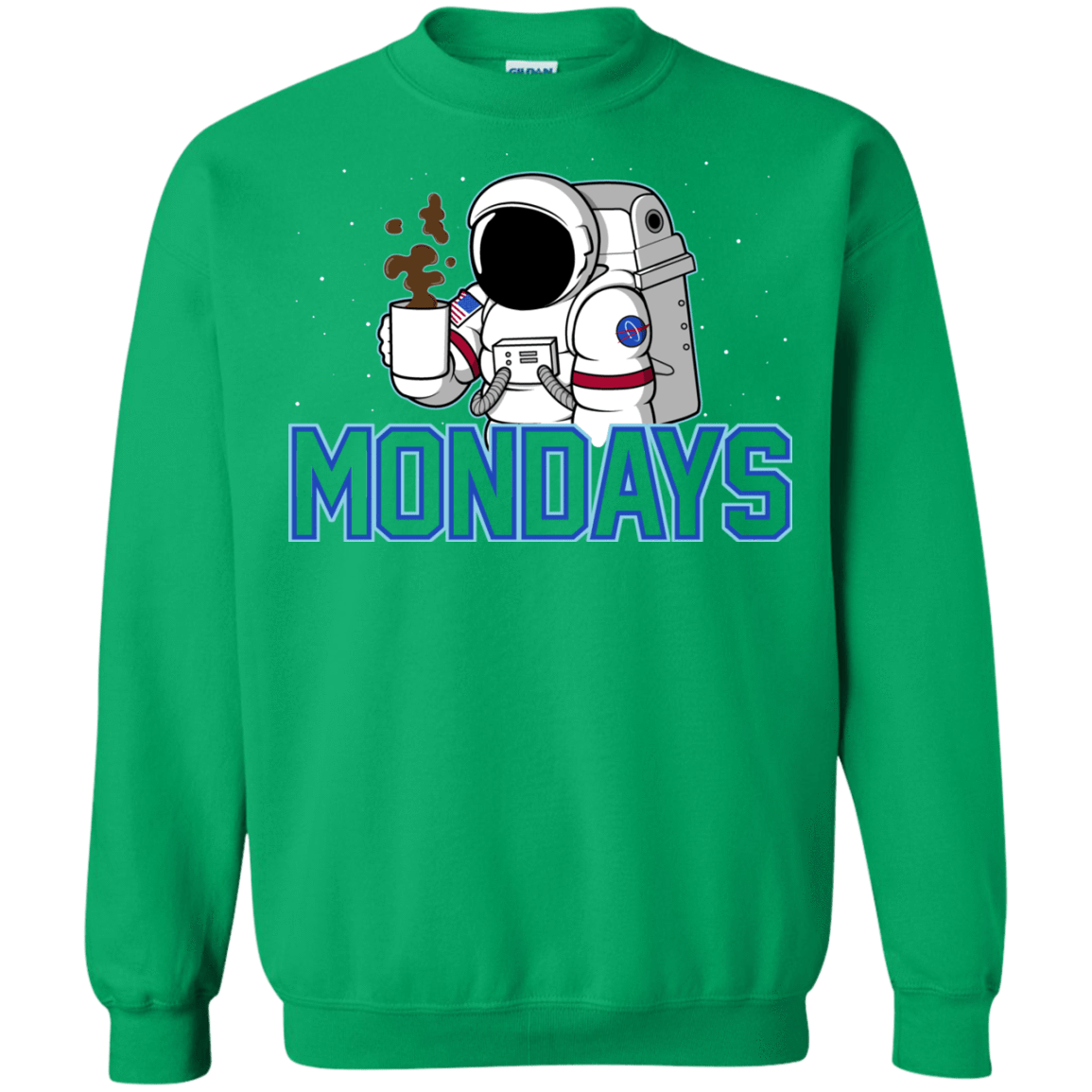 Sweatshirts Irish Green / S Space Mondays Crewneck Sweatshirt