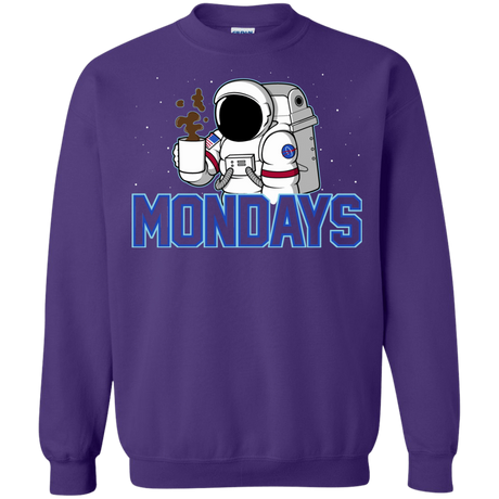 Sweatshirts Purple / S Space Mondays Crewneck Sweatshirt