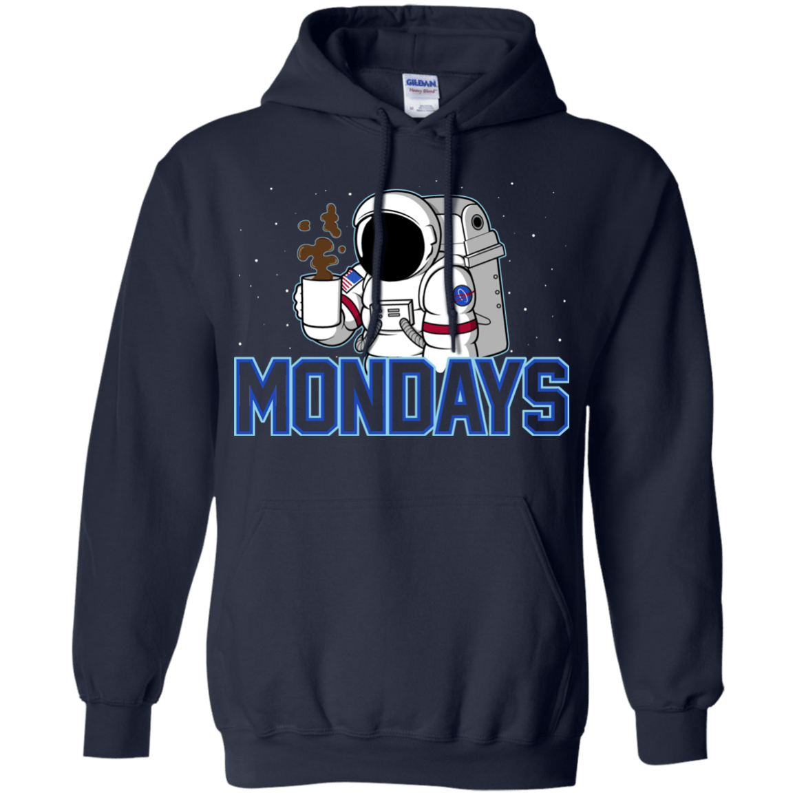 Sweatshirts Navy / S Space Mondays Pullover Hoodie