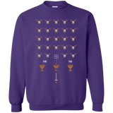 Sweatshirts Purple / Small Space NI Invaders Crewneck Sweatshirt