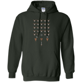 Sweatshirts Forest Green / Small Space NI Invaders Pullover Hoodie