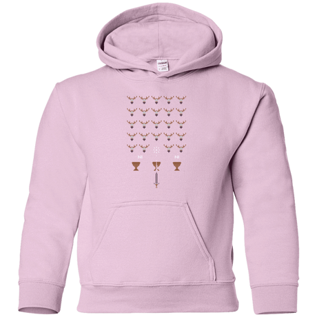 Sweatshirts Light Pink / YS Space NI Invaders Youth Hoodie