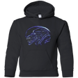 Sweatshirts Black / YS Space Nightmare Purple Youth Hoodie