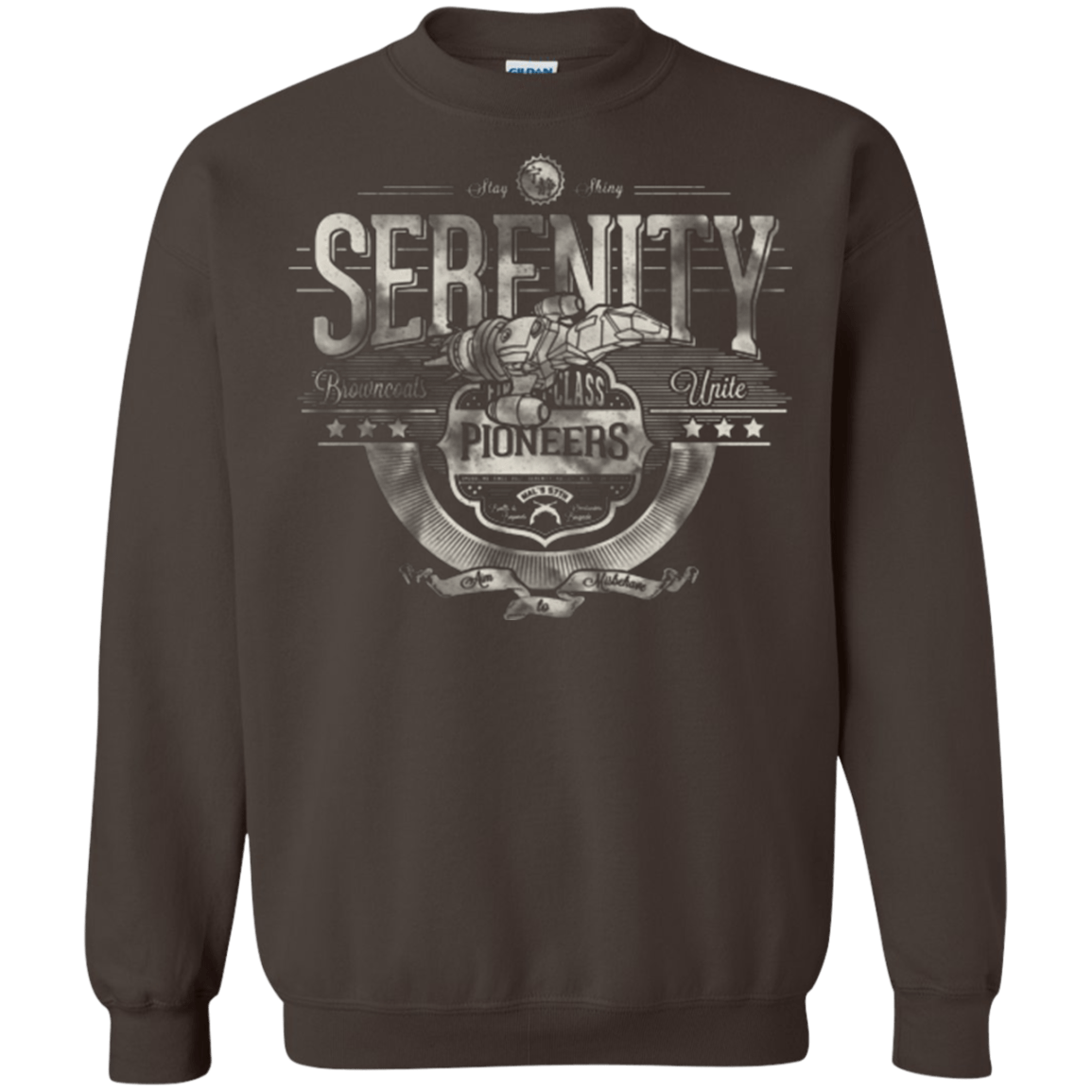 Sweatshirts Dark Chocolate / Small Space Pioneers Crewneck Sweatshirt