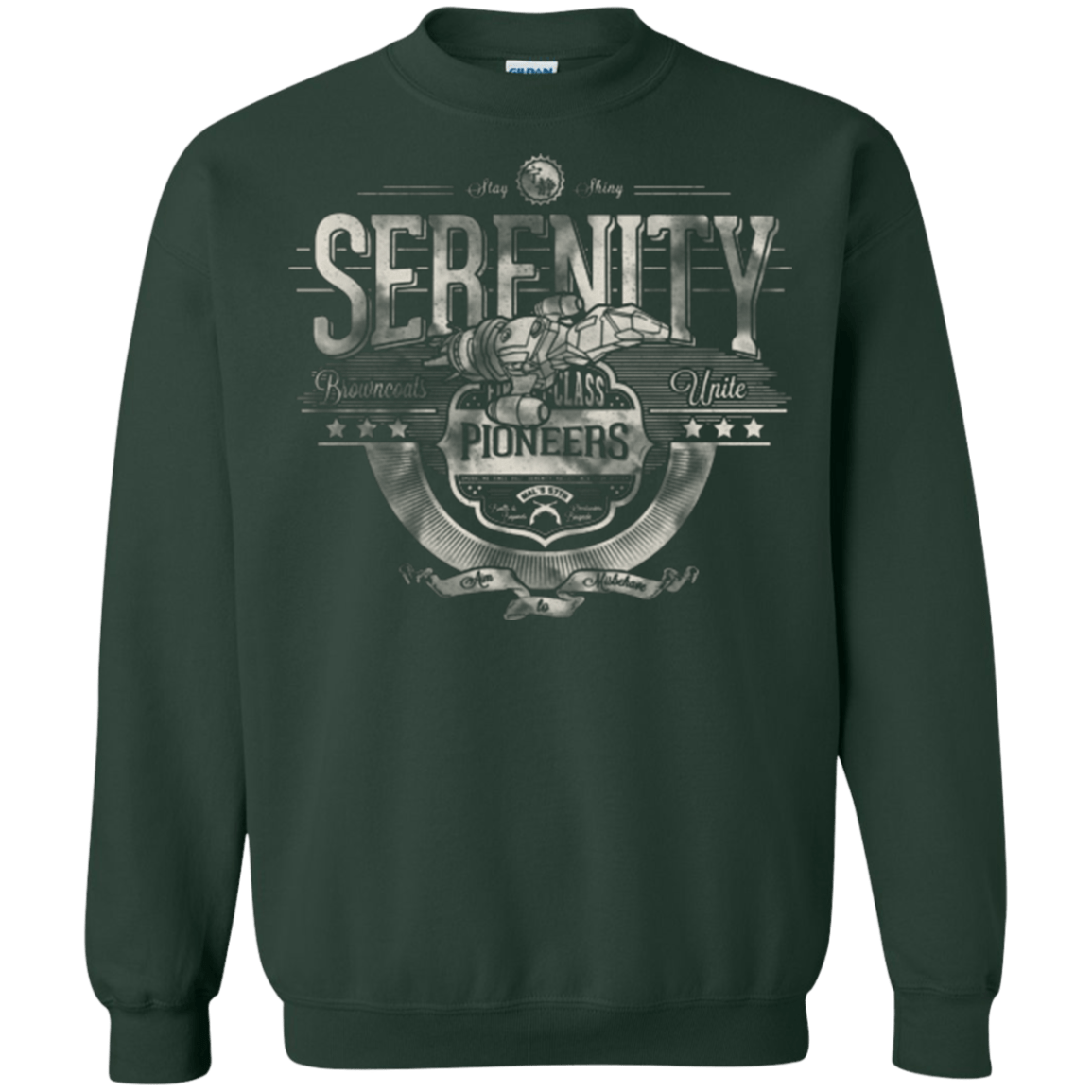 Sweatshirts Forest Green / Small Space Pioneers Crewneck Sweatshirt