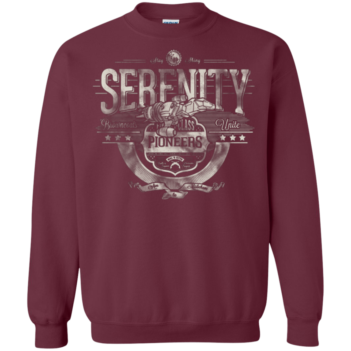 Sweatshirts Maroon / Small Space Pioneers Crewneck Sweatshirt