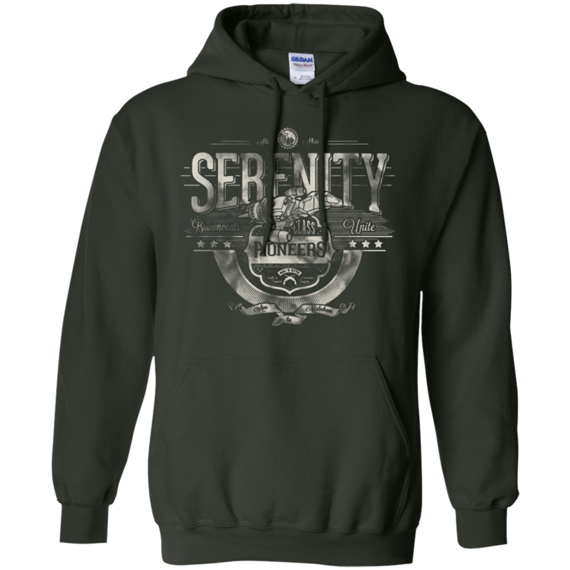 Sweatshirts Forest Green / Small Space Pioneers Pullover Hoodie