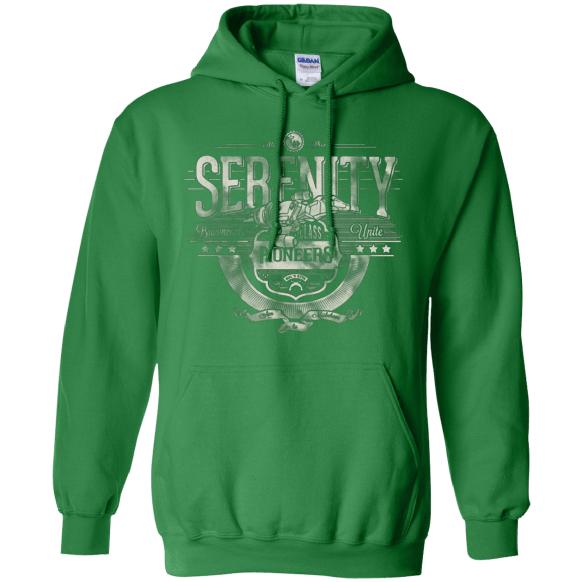 Sweatshirts Irish Green / Small Space Pioneers Pullover Hoodie