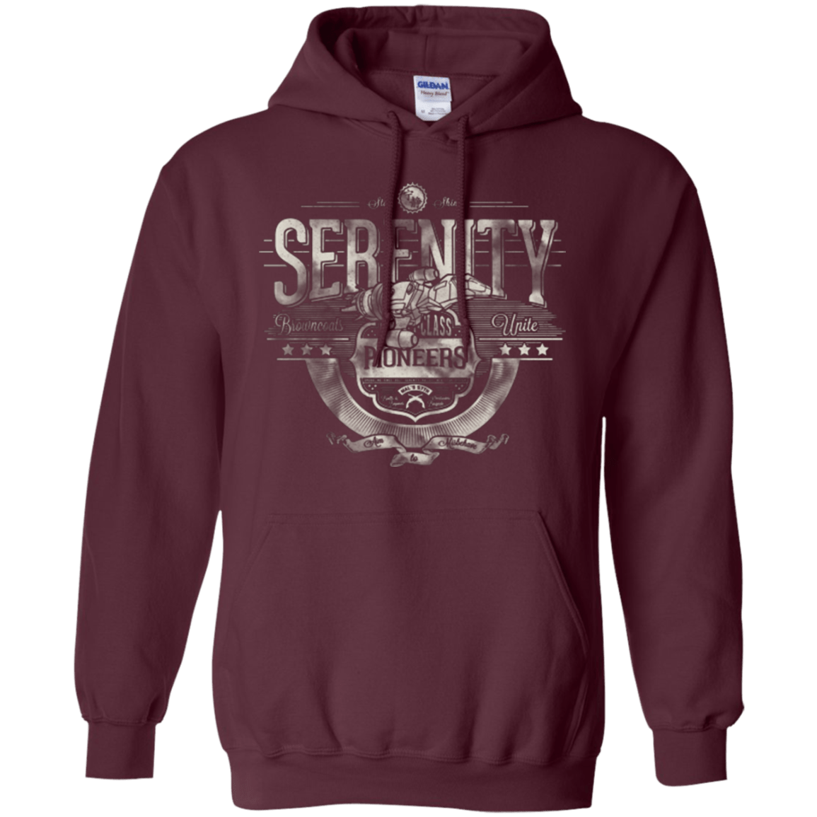 Sweatshirts Maroon / Small Space Pioneers Pullover Hoodie