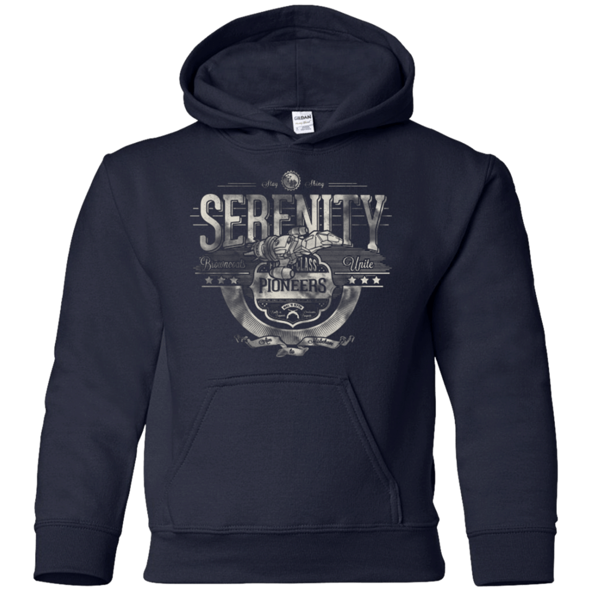 Sweatshirts Navy / YS Space Pioneers Youth Hoodie