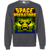 Sweatshirts Dark Heather / S Space Predator Crewneck Sweatshirt