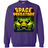 Sweatshirts Purple / S Space Predator Crewneck Sweatshirt