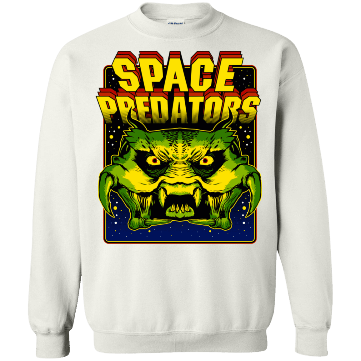 Sweatshirts White / S Space Predator Crewneck Sweatshirt