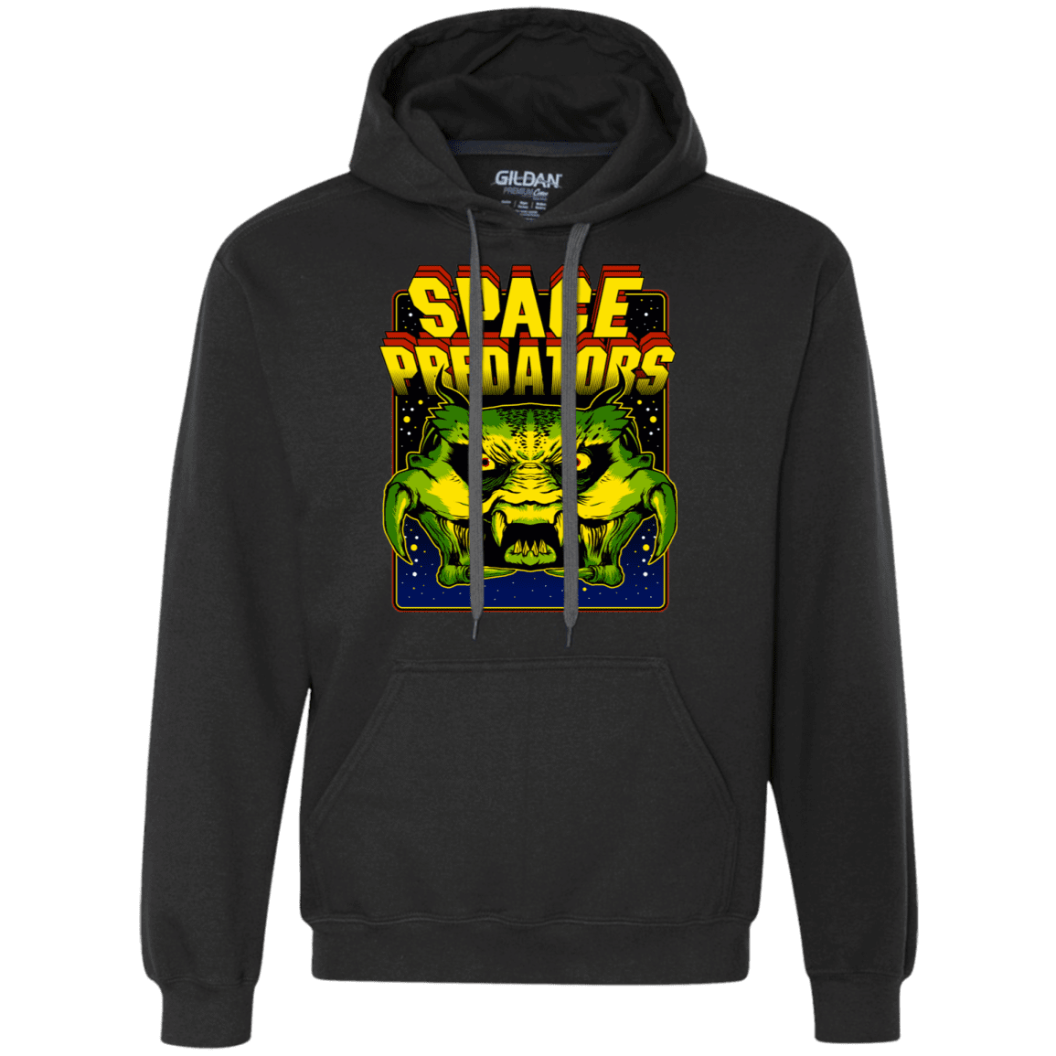 Sweatshirts Black / S Space Predator Premium Fleece Hoodie