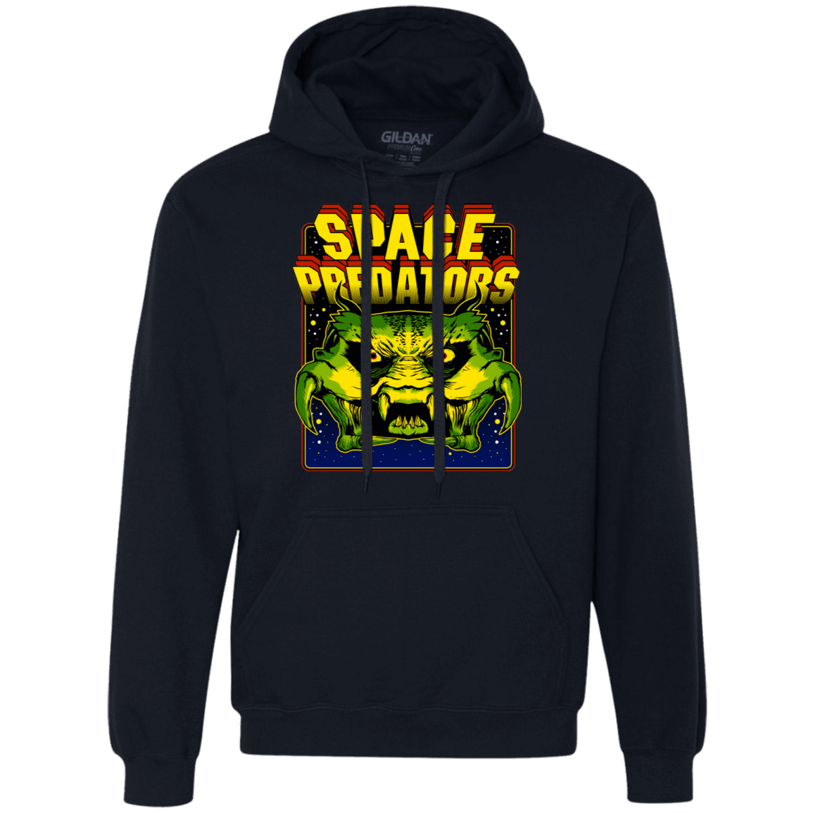 Sweatshirts Navy / S Space Predator Premium Fleece Hoodie