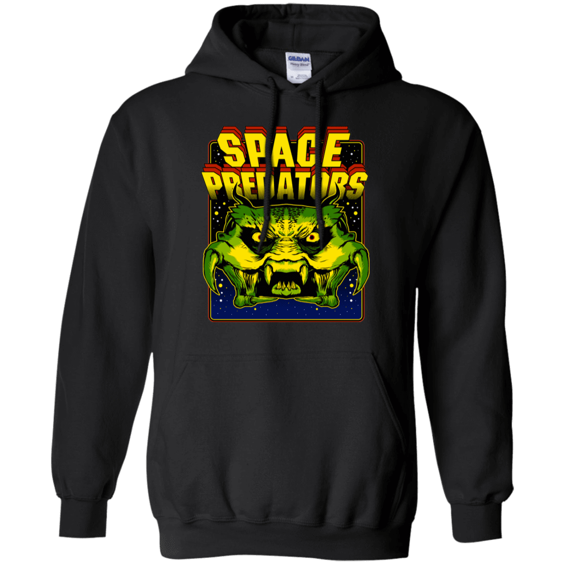 Sweatshirts Black / S Space Predator Pullover Hoodie