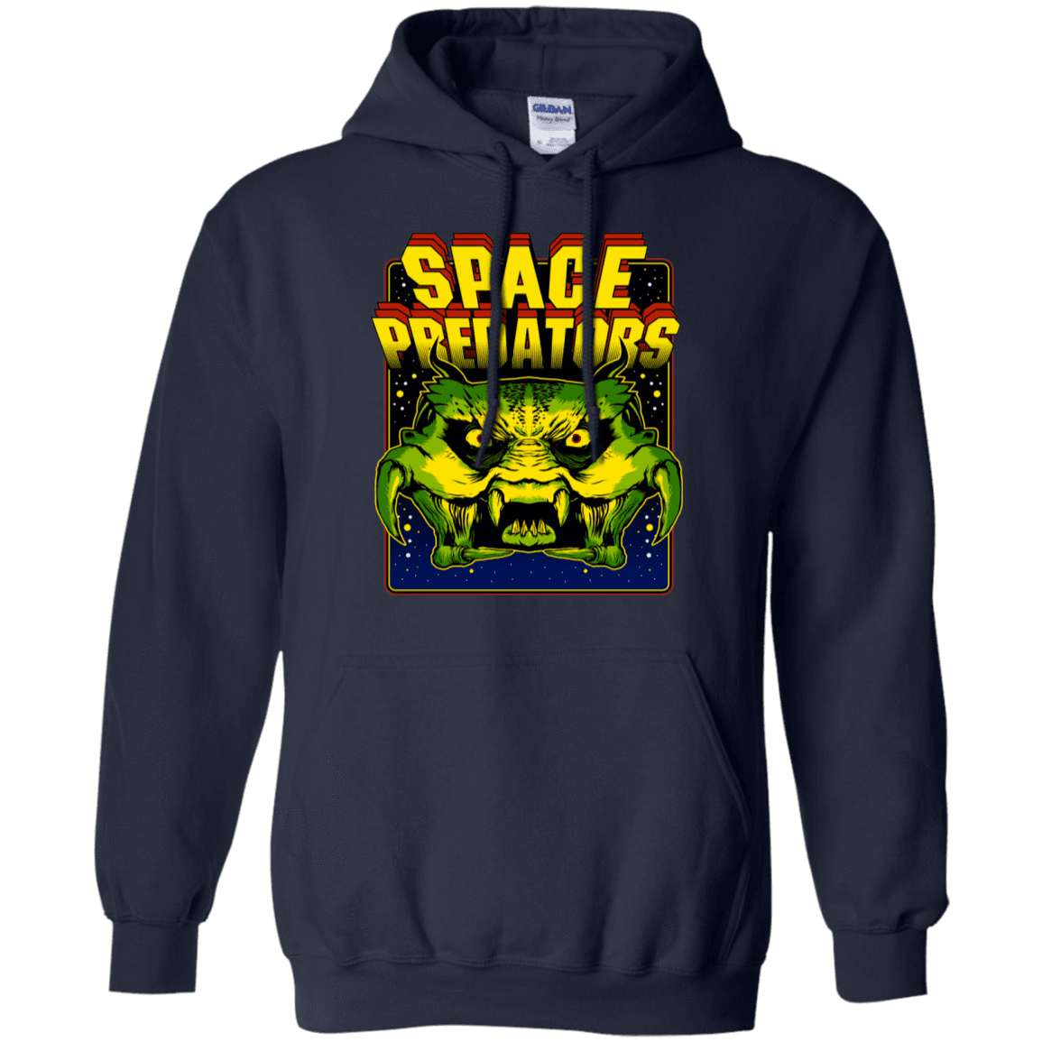 Sweatshirts Navy / S Space Predator Pullover Hoodie