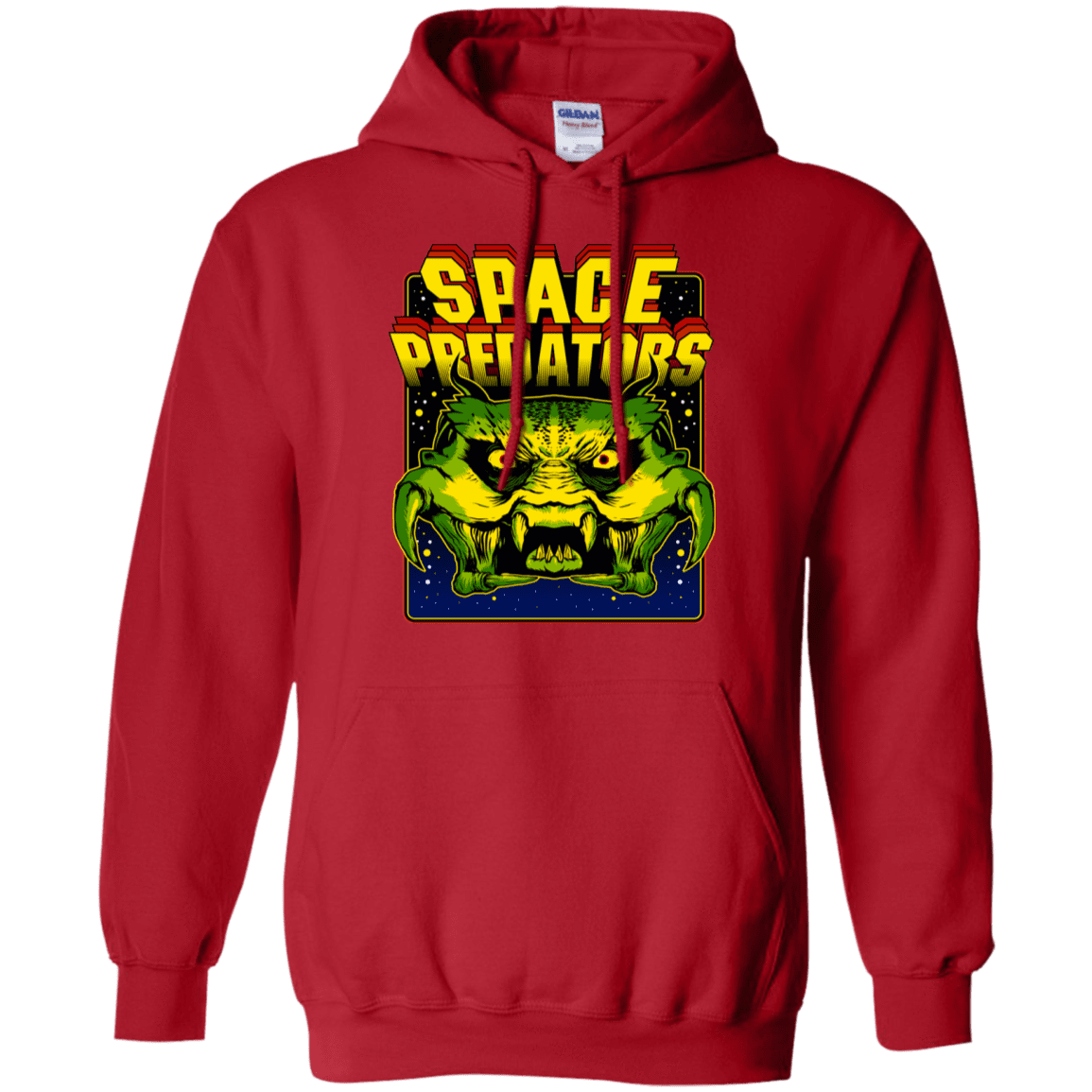 Sweatshirts Red / S Space Predator Pullover Hoodie