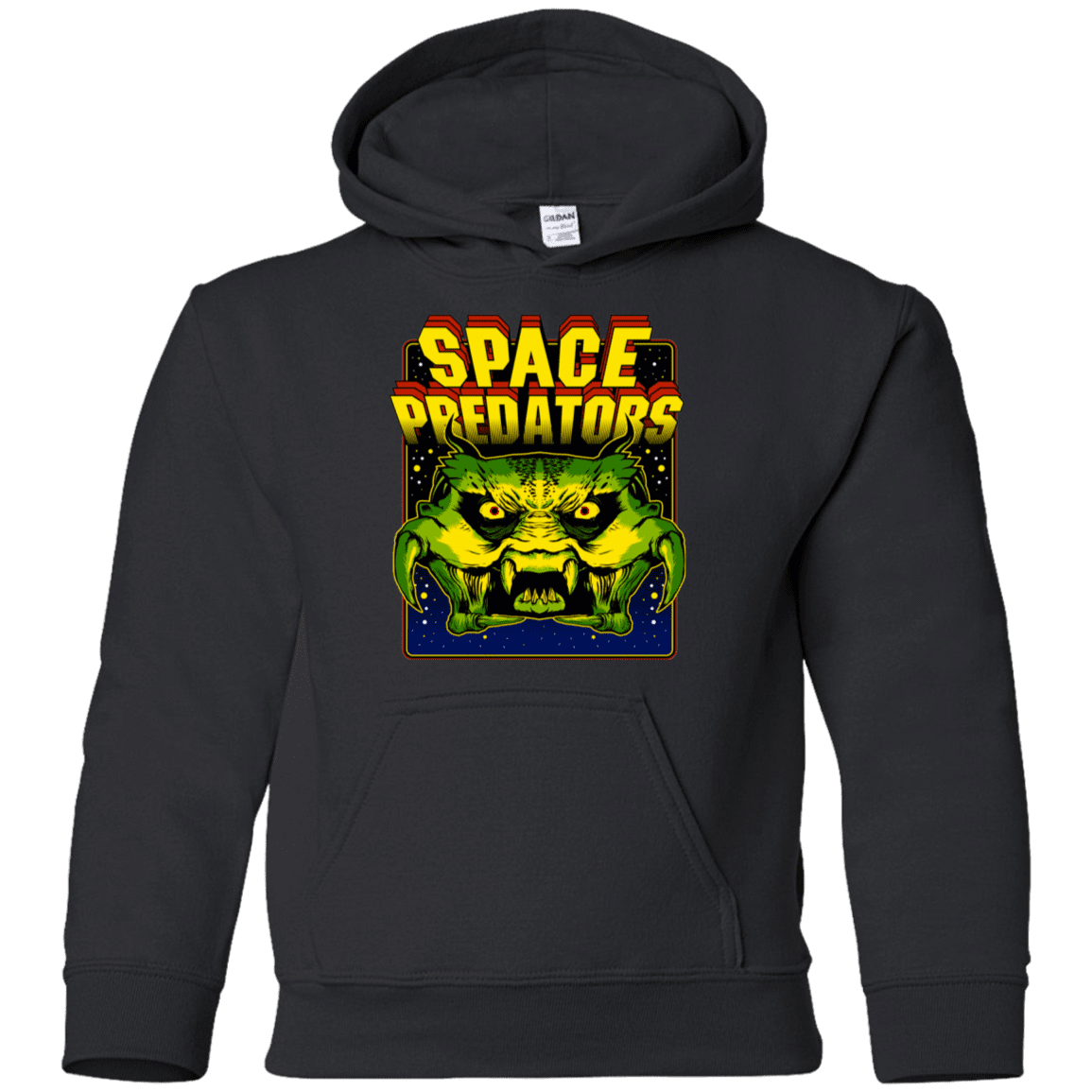 Sweatshirts Black / YS Space Predator Youth Hoodie