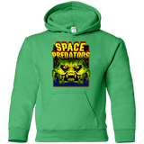 Sweatshirts Irish Green / YS Space Predator Youth Hoodie