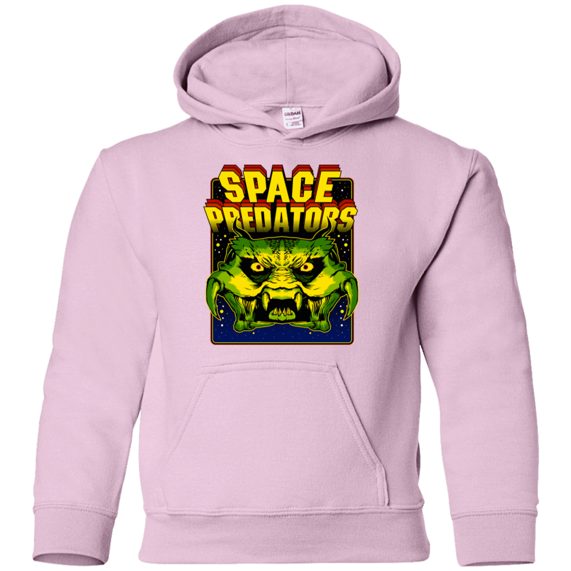 Sweatshirts Light Pink / YS Space Predator Youth Hoodie