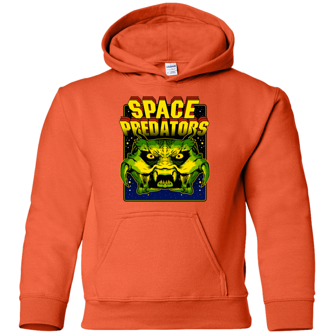 Sweatshirts Orange / YS Space Predator Youth Hoodie