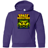 Sweatshirts Purple / YS Space Predator Youth Hoodie