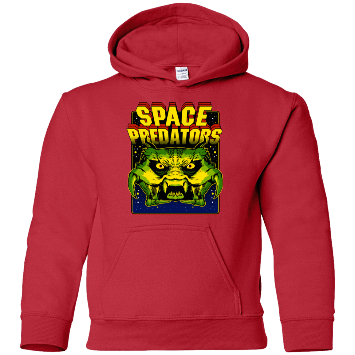 Sweatshirts Red / YS Space Predator Youth Hoodie