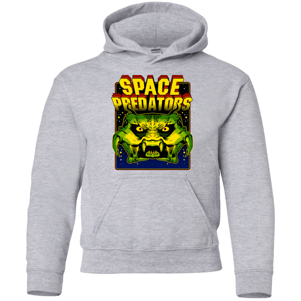 Sweatshirts Sport Grey / YS Space Predator Youth Hoodie