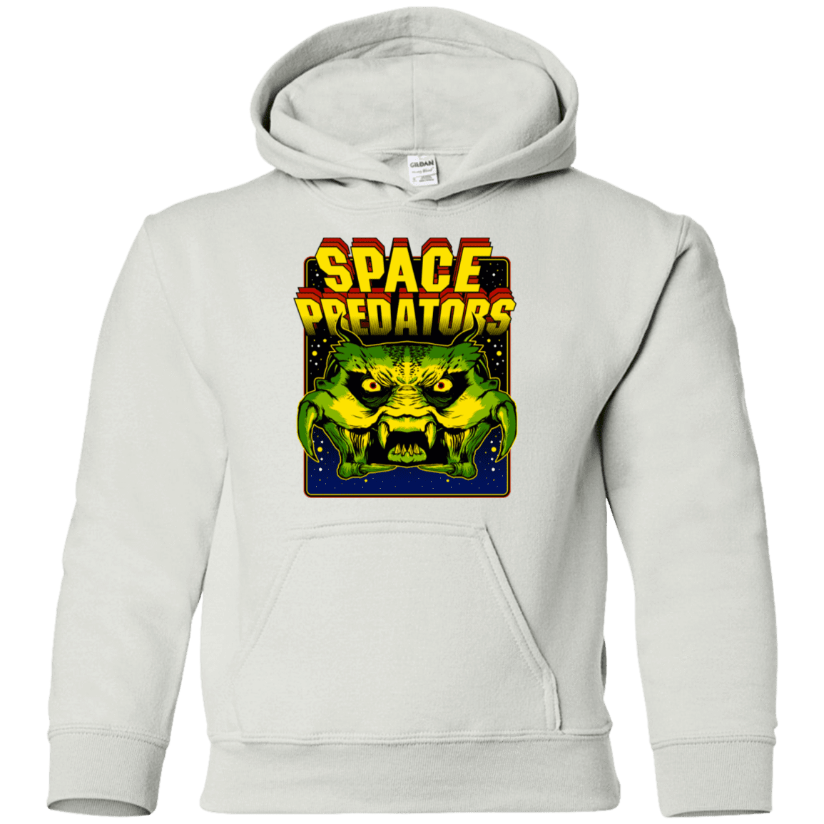 Sweatshirts White / YS Space Predator Youth Hoodie