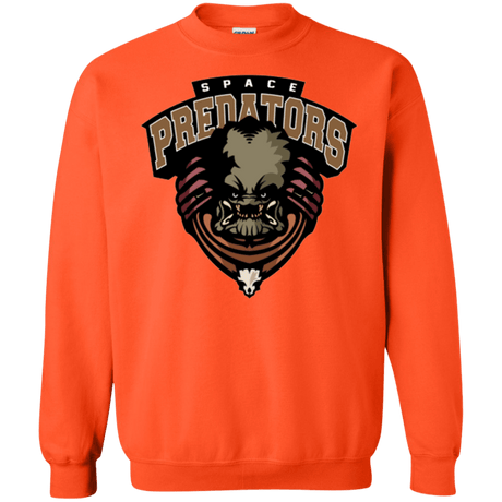 Sweatshirts Orange / Small Space Predators Crewneck Sweatshirt