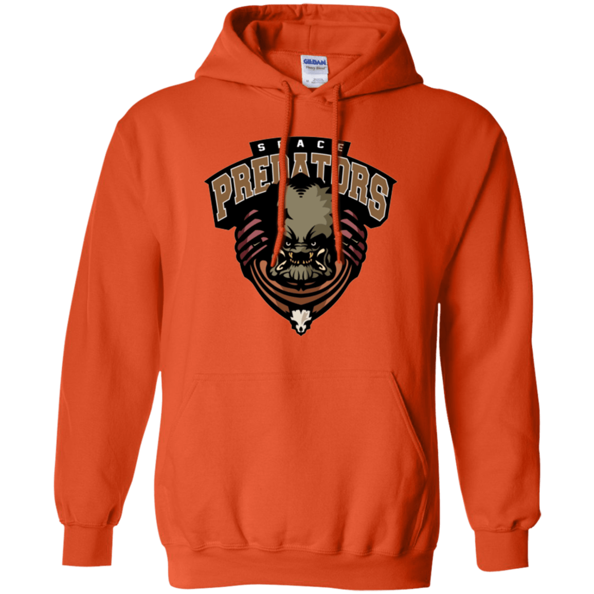 Sweatshirts Orange / Small Space Predators Pullover Hoodie