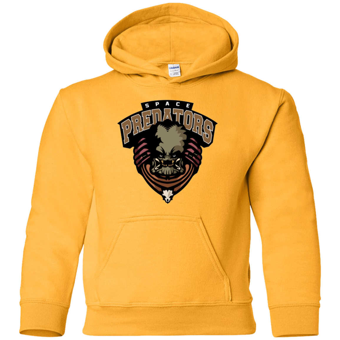 Sweatshirts Gold / YS Space Predators Youth Hoodie