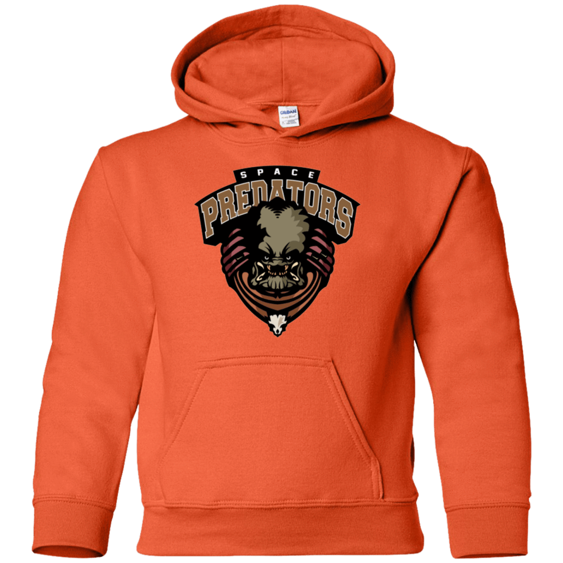 Sweatshirts Orange / YS Space Predators Youth Hoodie