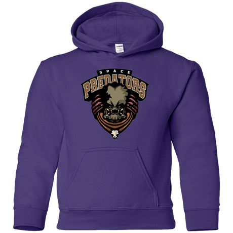 Sweatshirts Purple / YS Space Predators Youth Hoodie