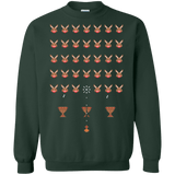 Sweatshirts Forest Green / Small Space Rabbits Crewneck Sweatshirt