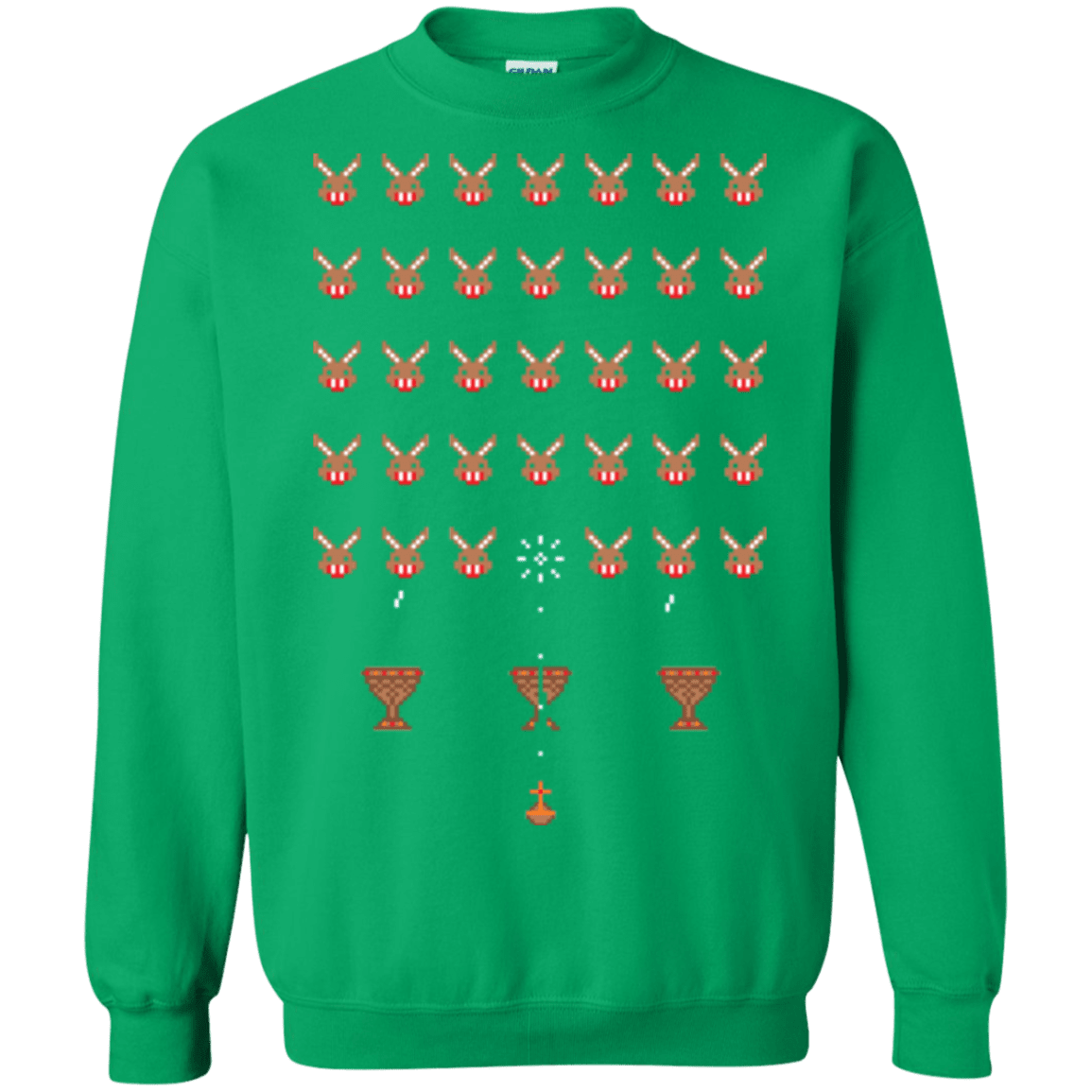 Sweatshirts Irish Green / Small Space Rabbits Crewneck Sweatshirt